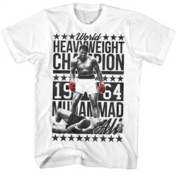 Muhammad Ali Shirt World Heavyweight Champion 1964 White T-Shirt