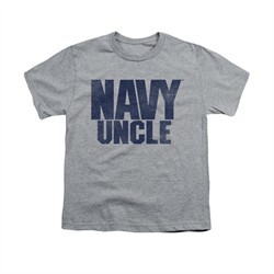 Navy Shirt Kids Navy Uncle Athletic Heather T-Shirt