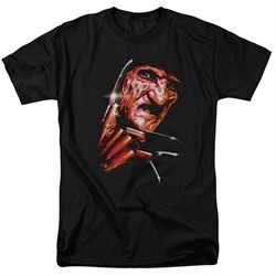 Nightmare On Elm Street Shirt Freddy's Face Black T-Shirt