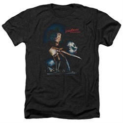Nightmare On Elm Street Shirt Poster Heather Black T-Shirt