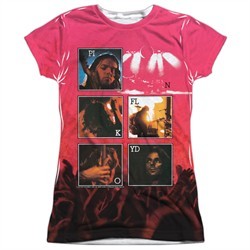 Pink Floyd Shirt Live Sublimation Juniors T-Shirt Front/Back Print