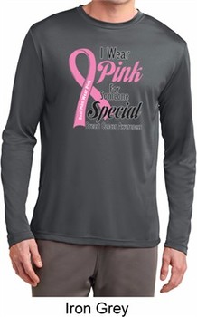 Pink For Someone Special Mens Dry Wicking Long Sleeve Shirt