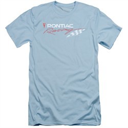 Pontiac Slim Fit Shirt Racing Light Blue T-Shirt