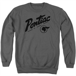 Pontiac Sweatshirt Division Of GM Adult Charcoal Sweat Shirt