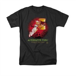 Popeye Shirt Alternative Fuel Adult Black Tee T-Shirt