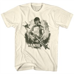 Rambo Shirt Watercolor Cream T-Shirt
