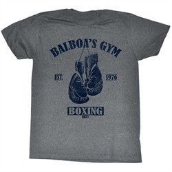 Rocky Shirt Balboa's Gym Athletic Heather T-Shirt
