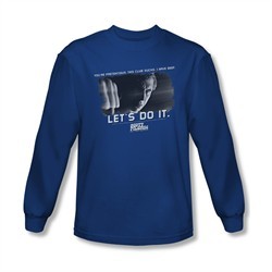 Scott Pilgrim Vs. The World Shirt Beef Long Sleeve Royal Blue Tee T-Shirt