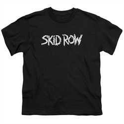 Skid Row Kids Shirt Logo Black T-Shirt