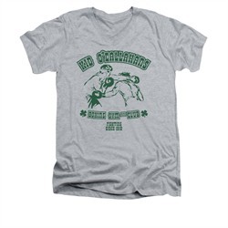 St. Patrick's Day Shirt Slim Fit V Neck Kid O'Callahan's Athletic Heather Tee T-Shirt