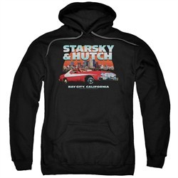 Starsky And Hutch Hoodie Bay City Black Sweatshirt Hoody