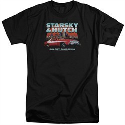 Starsky And Hutch Shirt Bay City Black Tall T-Shirt