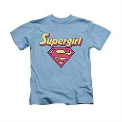 Supergirl Shirt I'm A Supergirl Kids Carolina Blue Youth Tee T-Shirt
