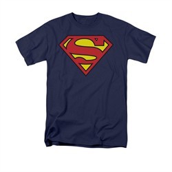 Superman Shirt Basic Logo Navy T-Shirt