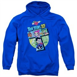 Teen Titans Go Hoodie T Royal Blue Sweatshirt Hoody