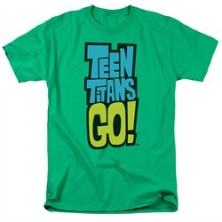 Teen Titans Go Shirt Logo Kelly Green T-Shirt
