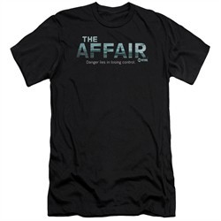 The Affair Slim Fit Shirt Logo Black T-Shirt
