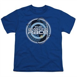 The Amazing Race Kids Shirt Around The World Royal Blue T-Shirt