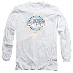 The Amazing Race Long Sleeve Shirt Road Sign White Tee T-Shirt