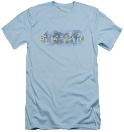 The Amazing Race Slim Fit Shirt In The Clouds Light Blue T-Shirt