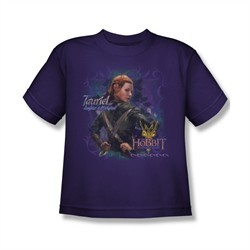 The Hobbit Desolation Of Smaug Shirt Kids Daughter Purple Youth Tee T-Shirt