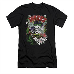 The Joker Shirt Slim Fit Jokers Wild Black T-Shirt