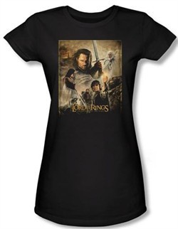 Lord Of The Rings Juniors T-Shirt Return Of The King Movie Poster Tee