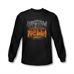 The Pick Of Destiny Shirt Metal! Long Sleeve Black Tee T-Shirt
