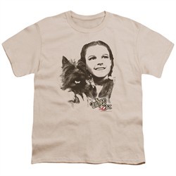 The Wizard Of Oz  Kids Shirt Dorothy And Toto Cream T-Shirt