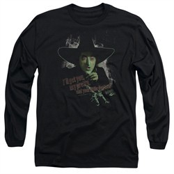 The Wizard Of Oz  Long Sleeve Shirt The Wicked Witch of the West Black Tee T-Shirt