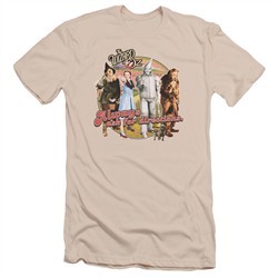 The Wizard Of Oz  Slim Fit Shirt Always Ask For Directions Cream T-Shirt