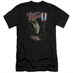 The Wizard Of Oz  Slim Fit Shirt I like Your Shoes Black T-Shirt