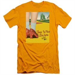 The Wizard Of Oz  Slim Fit Shirt The Way Home Gold T-Shirt