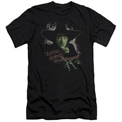 The Wizard Of Oz  Slim Fit Shirt The Wicked Witch of the West Black T-Shirt