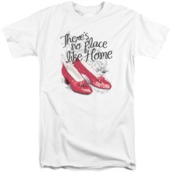 The Wizard Of Oz Shirt Red Ruby Slippers Tall White T-Shirt