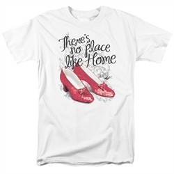 The Wizard Of Oz Shirt Red Ruby Slippers White T-Shirt
