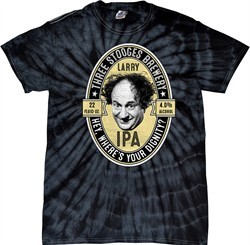 Three Stooges Tee Larry IPA Tie Dye T-shirt