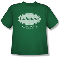Tommy Boy Shirt Kids Callahan Auto Kelly Green Youth Tee T-Shirt