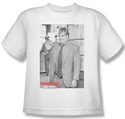 Tommy Boy Shirt Kids Square White Youth Tee T-Shirt