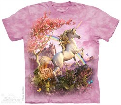 Unicorn Rainbow Shirt Tie Dye Adult T-Shirt Tee