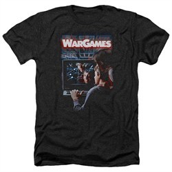 WarGames Shirt Movie Poster Heather Black T-Shirt