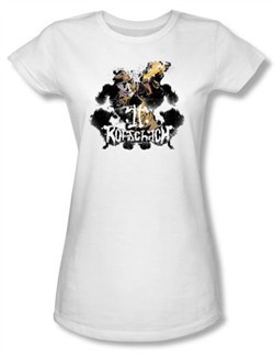 Watchmen Juniors T-shirt Movie Superhero Rorschach White Tee Shirt