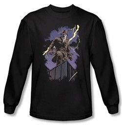 Watchmen Long Sleeve T-shirt Movie Rorschach Night Black Shirt