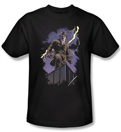Watchmen T-shirt Movie Superhero Rorschach Night Adult Black Tee Shirt