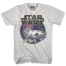 Star Wars Tie Advanced Silver Snow Heather Previews Exclusive T-Shirt 