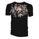 Doctor Who Monsters Montage Previews Exclusive Black T-Shirt 