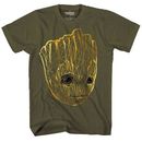 Guardians of the Galaxy Groot Line Military Green Gid T-Shirt 