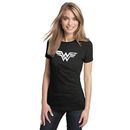 Wonder Woman Brushed Symbol Womens T-Shirt 