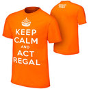 "William Regal ""Keep Calm & Act Regal"" Authentic T-Shirt"