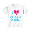 "WrestleMania 31 ""I <3 WrestleMania"" Youth Girls T-Shirt"